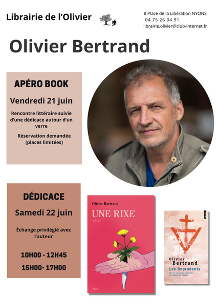 Apérobook et dédicace Olivier Bertrand