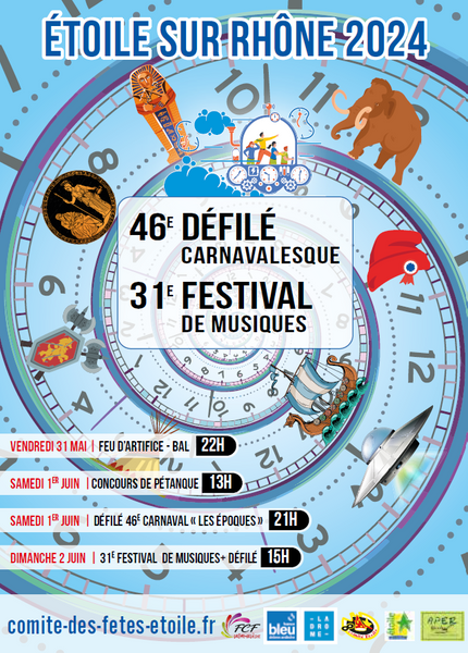 46e « Défilé carnavalesque » et 31e « Festival de musiques »
