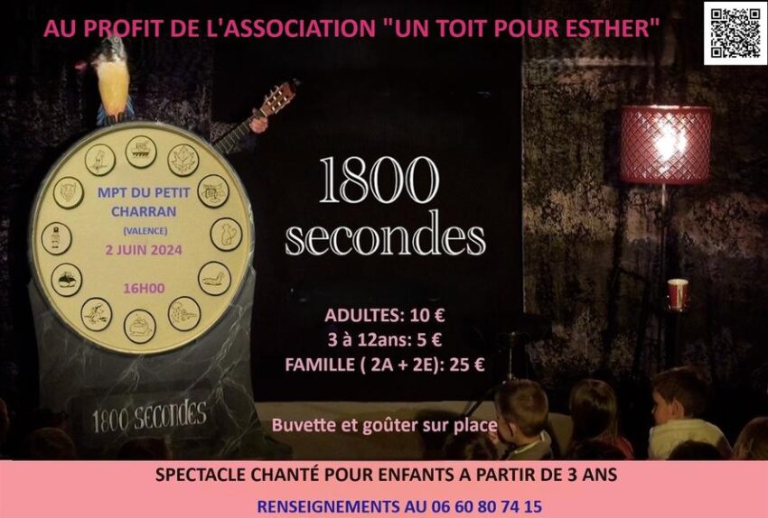 SPECTACLE POUR ENFANTS « 1800 SECONDES »