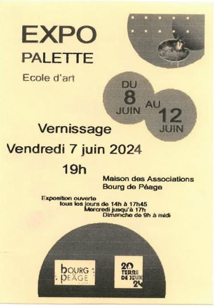 Expo Palette École d’Art : Vernissage