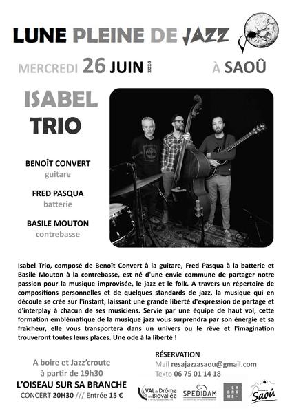Concert Isabel Trio