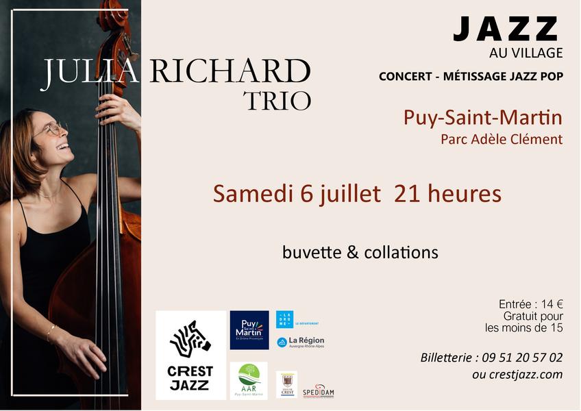 Jazz au village – Julia Richard  Trio