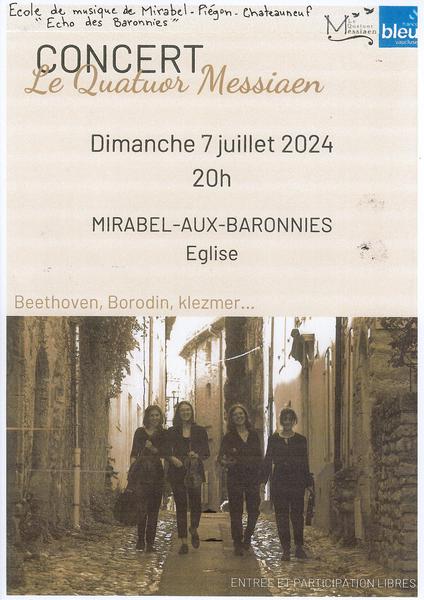 Concert Le Quatuor Messiaen
