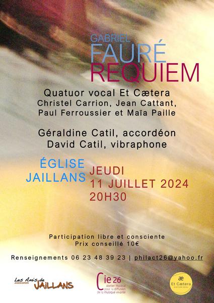 Concert : Requiem de Fauré