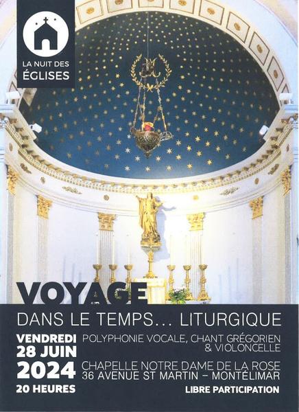 La nuit des églises – Concert : voyage dans le temps…. liturgique