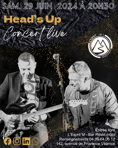 Concert avec « Head’s Up »